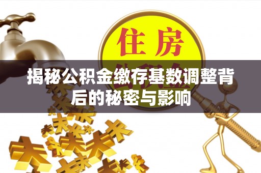 陵川揭秘公积金缴存基数调整背后的秘密与影响