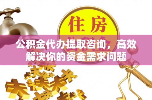 陵川公积金代办提取咨询，高效解决你的资金需求问题