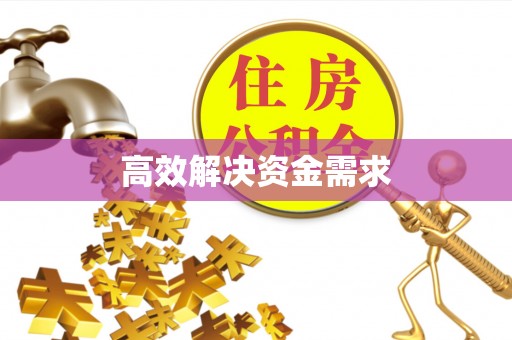 陵川高效解决资金需求