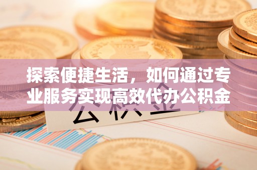 陵川探索便捷生活，如何通过专业服务实现高效代办公积金提取