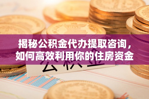陵川揭秘公积金代办提取咨询，如何高效利用你的住房资金
