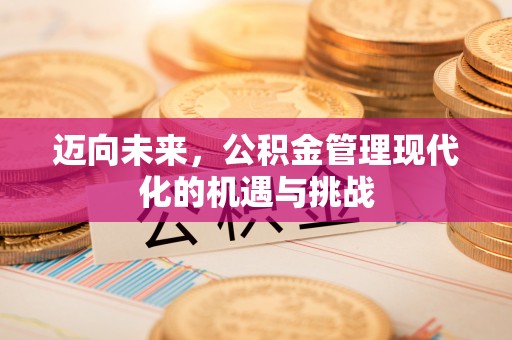 陵川迈向未来，公积金管理现代化的机遇与挑战